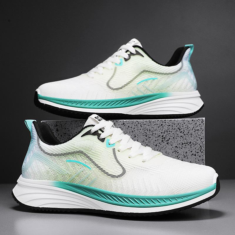 Fashion Men Vulcanized Shoes Outdoor Casual Sneakers Breathable Lightweight Shoes Men Casual Mesh Running Sneakers Large Sized 2024