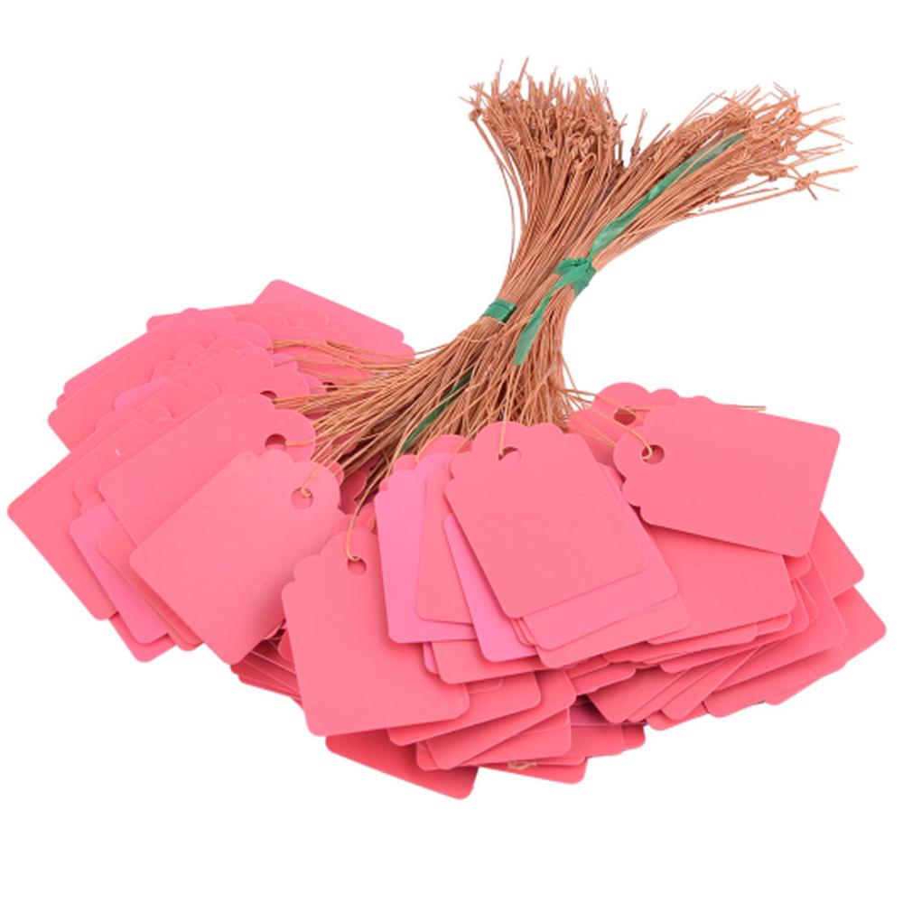 Stylish Plastic Hanging Tags for Gardening Plant Pack of 100 Waterproof Labels