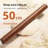 Solid Wood Rolling Pin for Dough, Dumplings & Baking - Round Head Design