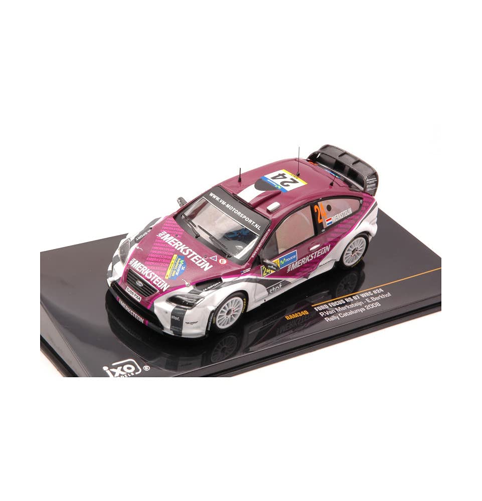 Ixo Scale Ford Focus RS 07 WRC 24 Rally Catalunya 2008 Finished Model 1/43 No.
