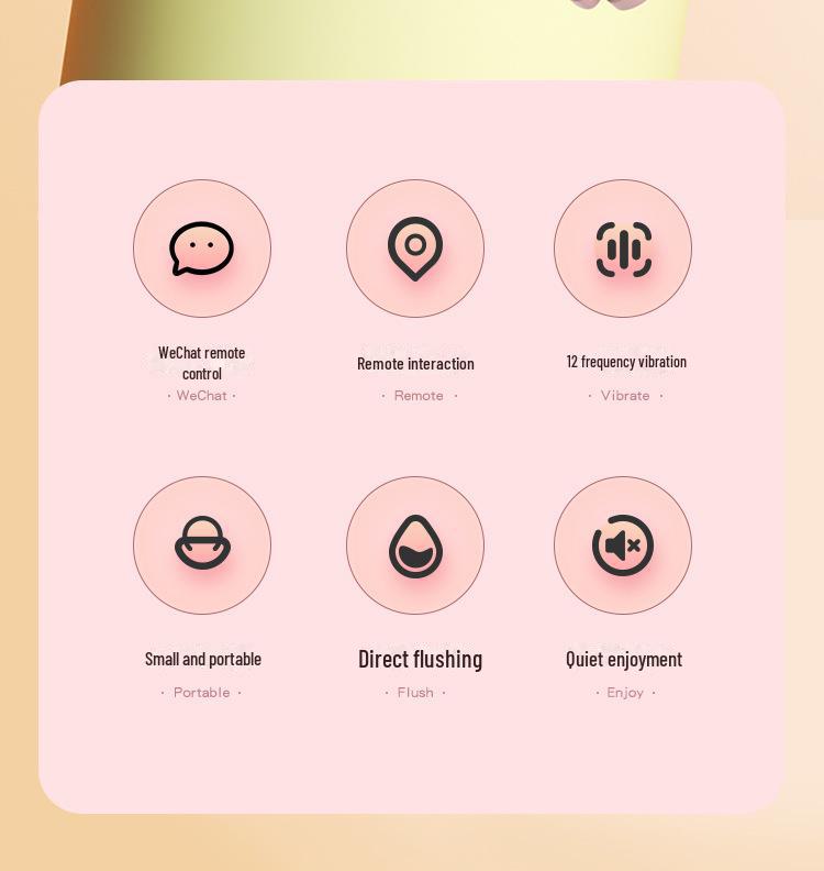 Miji Vibromasseur Féminin Interactif Télécommandé, 200 pièces/boîte