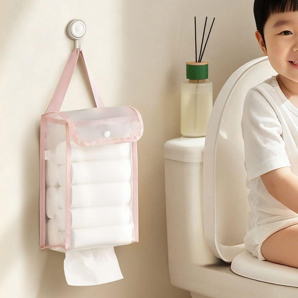Gifts Waterproof Tissue Box Portable Large Capacity Tissue Bag Wall Mounted Tissue Storage Container