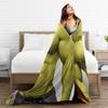 Funny Shreks Meme Throw Blanket for Couch  Soft Cozy Plush Blanket 50x60 Inch Multi-size Bedspread for All Seasons
