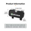 RYYX4 For Skoda Car Glasses Case Sun Visor Sunglasses Clip Storage Box Accessories octavia a5 a4 mk1 2 fabia superb rapid mk3 yeti