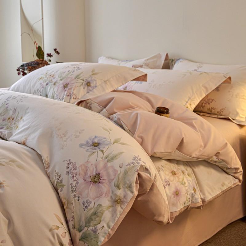 100% Cotton Flannel Duvet Cover Set Thick Winter Bedding Soft Breathable Bed Sheets Pillowcases