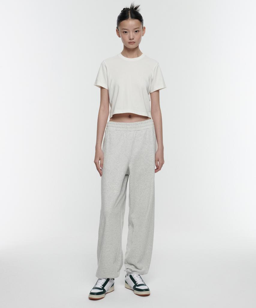 MUSINSA STANDARD WOMAN Women'S Wide Sweatpants [Melange Light Grey]