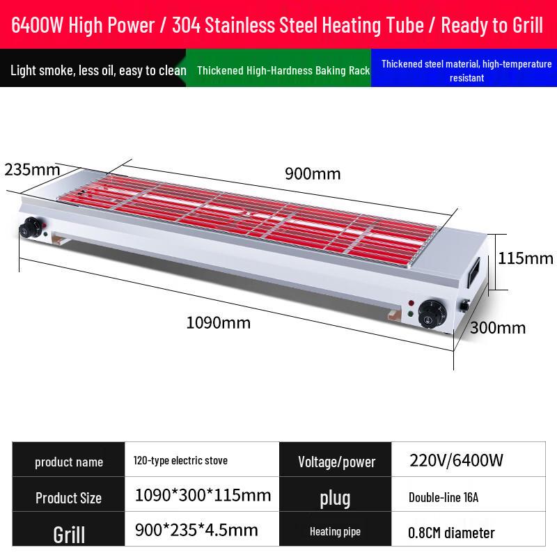 6400W Electric BBQ Grill