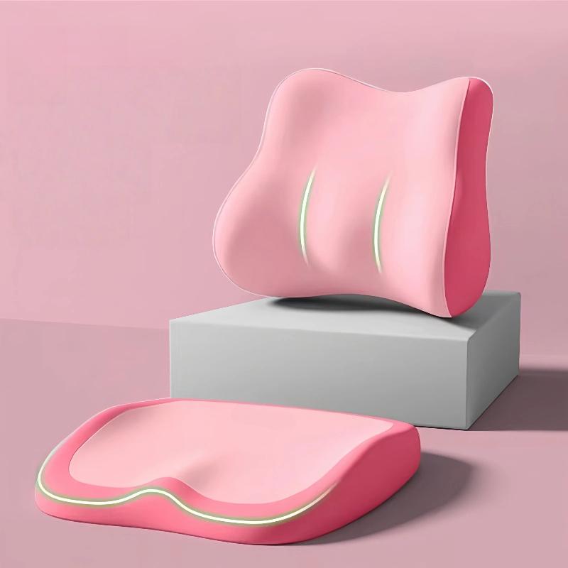 Cuscino Sedile in Memory Foam per Auto Multiuso Ergonomico per Sedia da Ufficio Cuscino Comodo per Supporto Sedile Auto e Ufficio