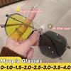 Photochromic Day-Night Dual-Use Myopia Night Vision Glasses Half-Frame Driving-Specific UV Protection Anti-Glare Driving Eyewear