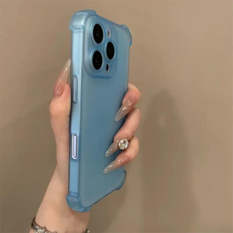 Ice Mist Phone Case For Vivo Y39 Y19S Y29 Y37 Pro Y36 Y28 Y28S Y28E Y27S Y18 Y18S Y18E Y17S Y16 Y35 Back Cover Simple Soft Case