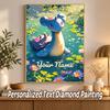 Lapras Custom Name Diamond Painting Personalized 5D Full Drill DIY Diamond Art Home Decor