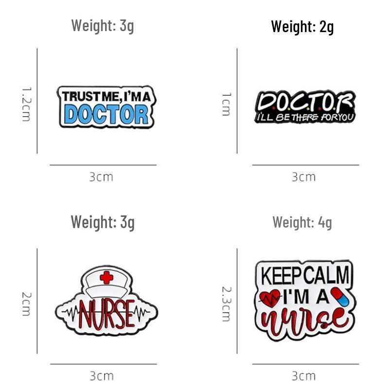 Odznaka Docenienia Lekarza i Pielęgniarki: 'Wierz w Bohaterów Medycyny' Broszka