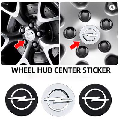 4 pièces 58/64mm Cache-moyeu de roue de voiture Cache Emblème Pour Insignia Astra J F Antara Meriva Zafira Corsa Vectra OPC