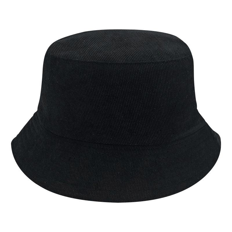 

2025 новая двусторонняя легкая вельветовая панама женская теплая шляпа-ведро, подчеркивающая лицо, маленькая панама M（56-58cm）