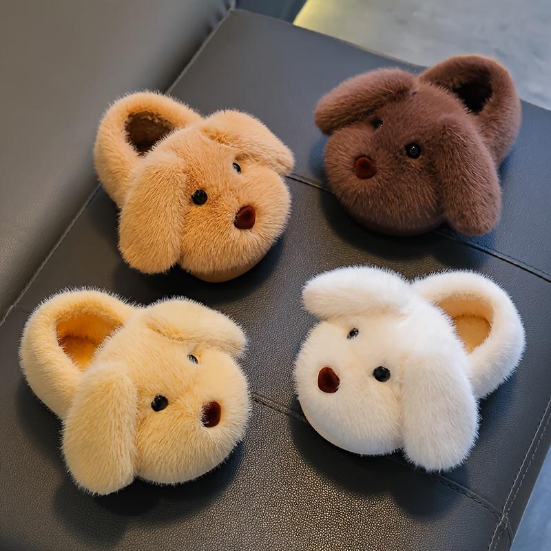Children's Slippers for Boys, Winter Cartoon Cute Non-Slip Indoor Soft-Soled Baby Slippers