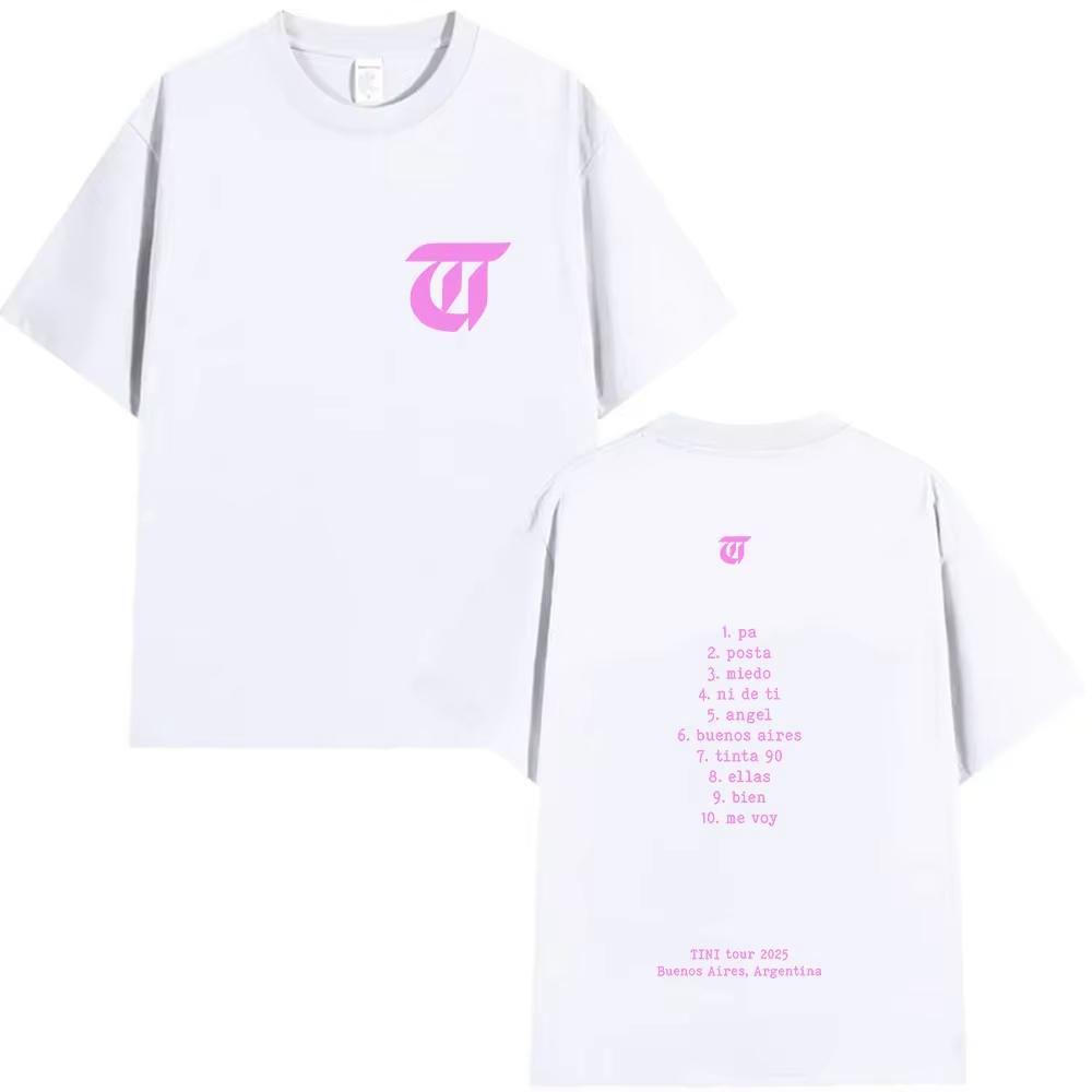 Tour Print T Shirts Men Women Fashion Aesthetic Clothing T-shirt Fans Gift Tops Oversized Cotton Tees