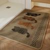Cartoon Floor Mat Bathroom Water Absorbing Quick Drying Foot Mat Dirt Resistant and Easy To Maintain Carpet
