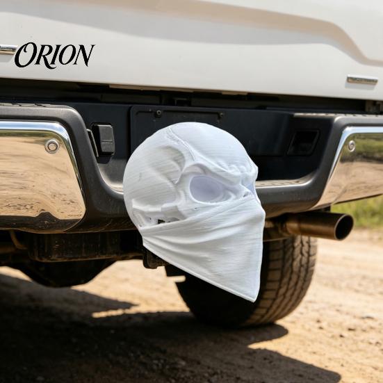 Off-Road Vehicle Accessory 3D Printed Skull Trailer Hitch Cover, Tow Ball Cap, Protector Unique Decorative Coupling Protector, Off?Road Truck