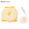 Dog Leash Lattice Pattern Detachable Vest Style Wear Resistant Pet Backpack Harness Puppy Supplies