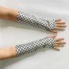 Colorful Design Fish Scale Gloves Fish Scale Pattern Cosplay Gloves  Dress Accessories