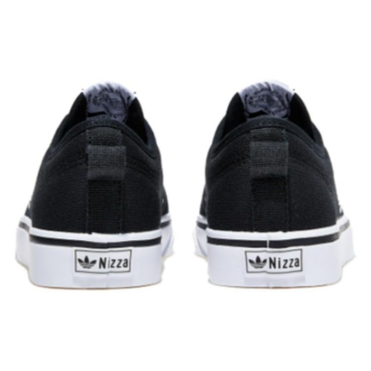 Adidas Originals Nizza Trefoil Nízké Skate Boty Unisex Tenisky Černé HQ6939