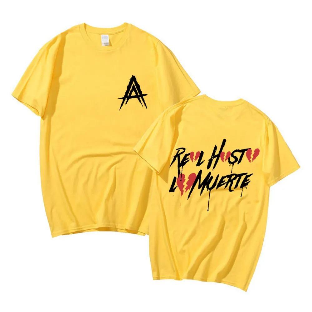 Cool Rapper Anuel AA Men Women T Shirt Oversized Cotton Hip Hop Short Sleeve Graphic T-Shirt Streetwear Tee Trend Clothes Tops