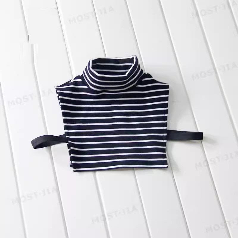 Fashion Turtleneck Fake Collar Shirt Women Warm False Collar Woman Adult Cotton Detachable Collar Choker Removable Half Shirt