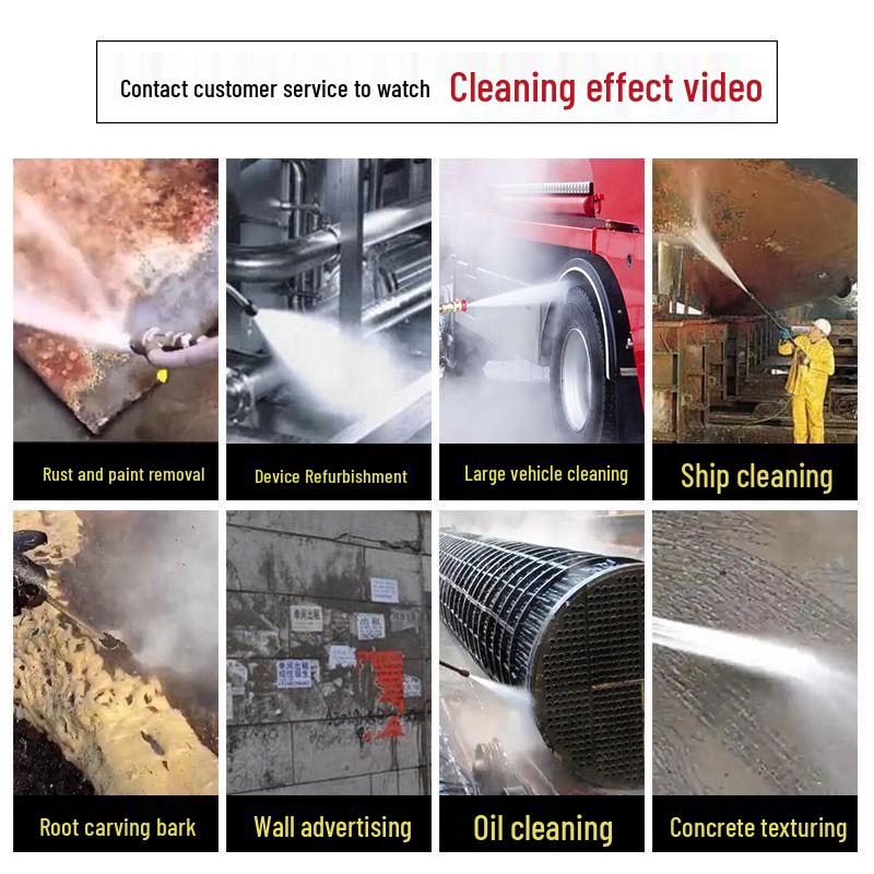High Power 500kg Pressure Washer: Industrial Sandblasting & Rust Removal for Aquaculture and Farm Cleaning