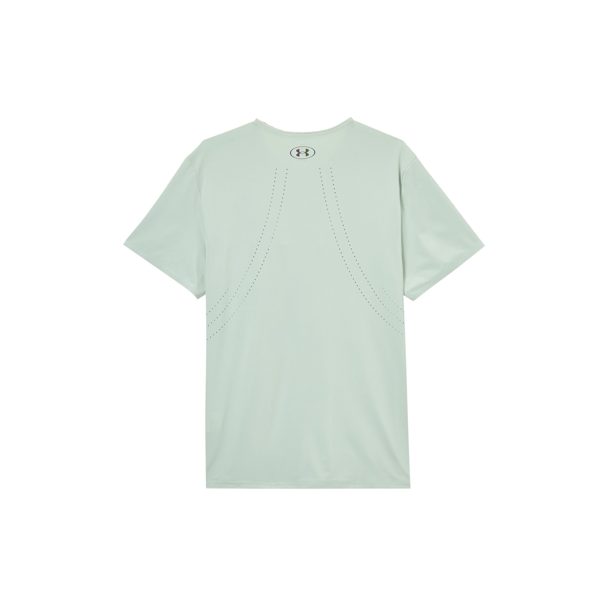 Under Armour Vanish Elite Vent Rush Удобная Стильная Простая Футболка с Коротким Рукавом Мужские топы Светло-зеленый 1383668-377 M