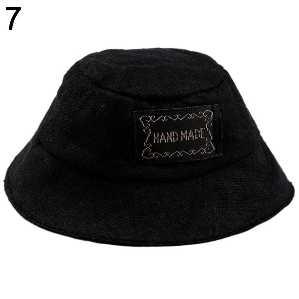 Fashion Miniature Hat For OB11 Dolls Accessories Cute Mini Bucket Hat Fisherman Hat for 1/12BJD Doll Clothes Decoration