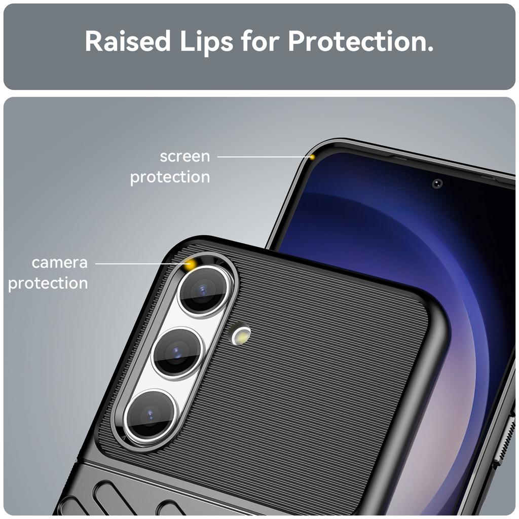 Thunder Series For Samsung Galaxy S24 Case Shock-absorbed TPU Mobile Phone Cover