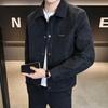Lomon Men's Suede Biker Jacket