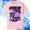 Anime Gengar Graphic T Shirt Man Pokemon 2026 Oversized Women Casual Cotton Short Sleeve Tee Streetwear Y2k Clothes Summer Tops