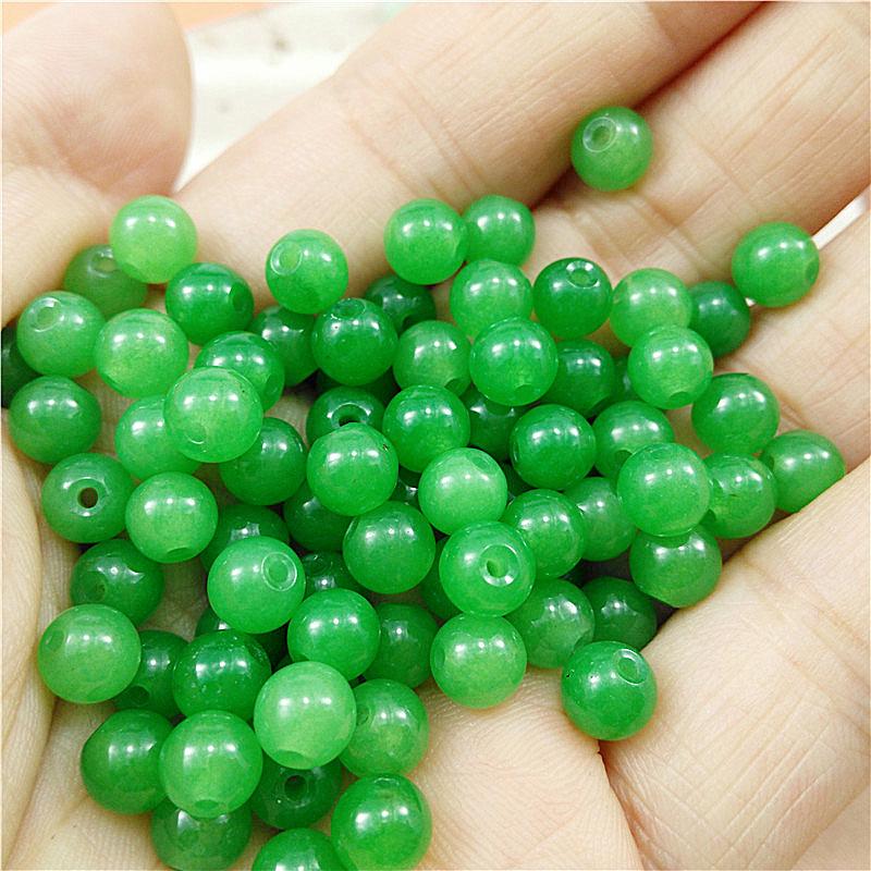 Jade Tricolor Tong Car Wheel Bead Spacer Accessories for Bracelets