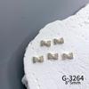 Lux Zircon Bowknot Nail Art Jewelry - Sparkling French Niche Design