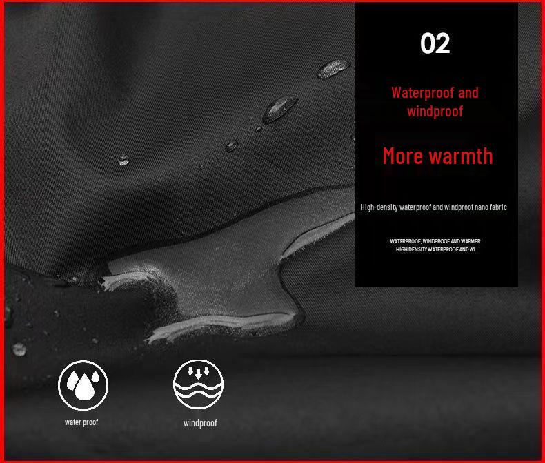 Men's Thickened Cold-Proof Cotton-Padded Military Overcoat – Mid-Length, Multifunctional Workwear Jacket for Labor Protection