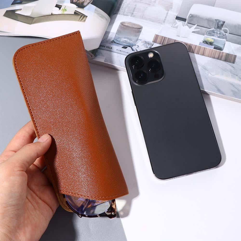 Box Reading Glasses Case Glasses Case Spectacle Case Sunglasses Case PU Leather Glasses Bags