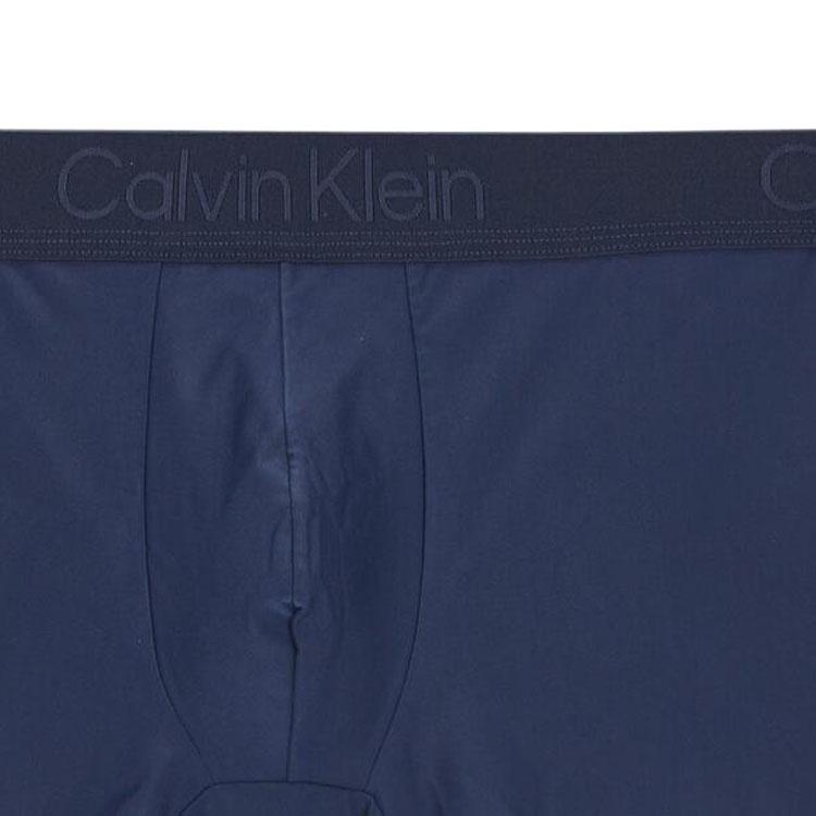 Calvin Klein Cool And Comfortable Simple Solid Color Antibacterial Underwear Men Underwear Dark-Blue NB3634-VN7