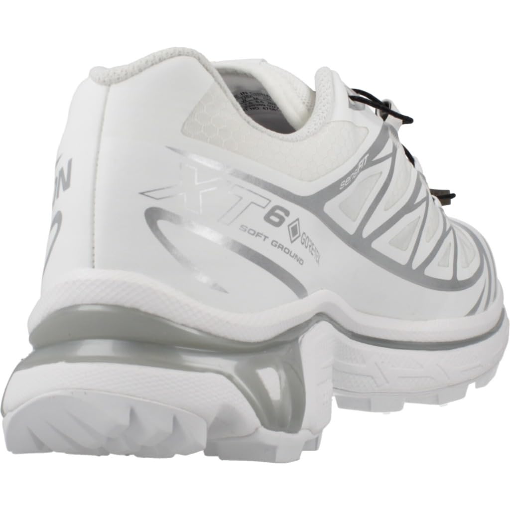 SALOMON SNEAKERS GTX Performance Sneakers L47581100 and Size XT-6 Gore-Tex White, Men's Women's 25.0cm (White)