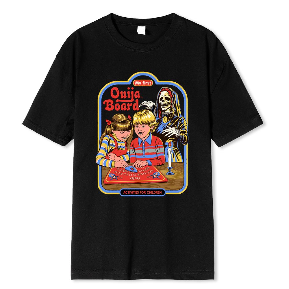 Horror Comic Series My First Voodoo Dall Men Clothing Sweat Street Tshirt Cotton Tee Clothes Breathable Cartoon Summer T-Shirt