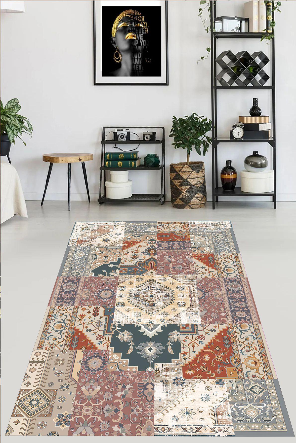 

MD-LİFE HOME Декоративный ковер на нескользящей основе с цифровой печатью MD5456