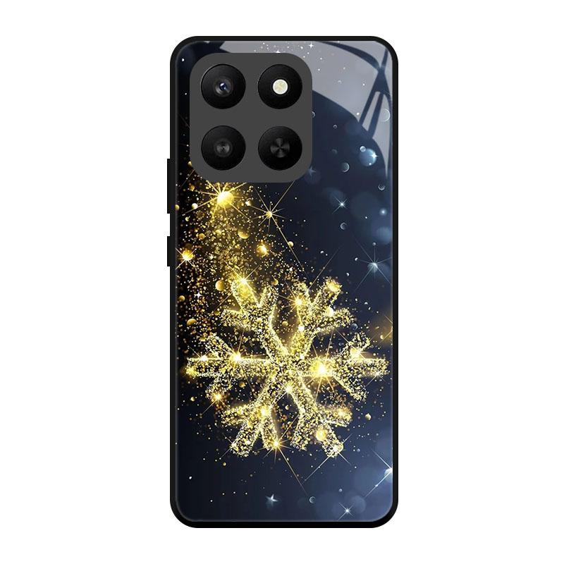 Christmas Painted Case For Honor 400 200 90 70 50 Lite Pro Tempered Glass Back Cover For Honor 400 200 Smart Shell Fundas Bumper