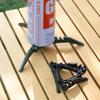 Portable Foldable Flat Gas Tank Tripod, Universal Stable Plastic Holder, Camping Outdoor Gas Canister Bracket Accessories