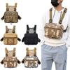 Outdoor Cycling Chest Bag Large Capacity Trendy Functional Backpack Multi Pocket Oxford Cloth Shoulder Bag Work Backpack
