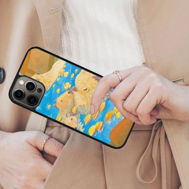 Capybara Spa Magnetic Phone Case For APPLE iPhone 17 Air 16 14 13 12 Pro Max 15 Plus Wireless Charge With MagSafe Cover