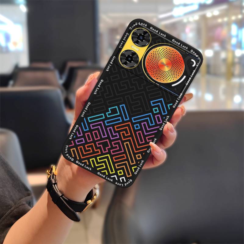 Silikonhülle Handyhülle für ZTE Nubia Music2 Stoßfest Cartoon Vollständig umschließend Langlebig Staubdicht TPU Modisches Design Niedlich