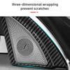 For Toyota Highlander XU70 Kluger Hybrid     2024 ABS Car A Pillar Triangle Audio Stereo Speaker Bezel Cover