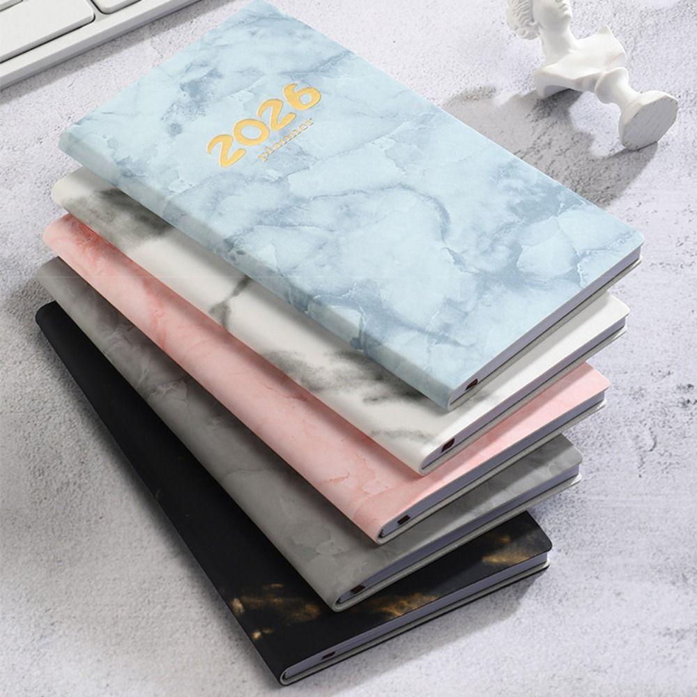 To Do List Appointment Notebooks A6 English Notepad High Quality 2026 Agenda Book  School Office