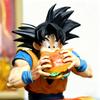 Anime Dragon Ball Son Goku Figure Goku Eat Hamburger 14cm/5.51inch Pvc Action Figures Collection Model Toys Gifts