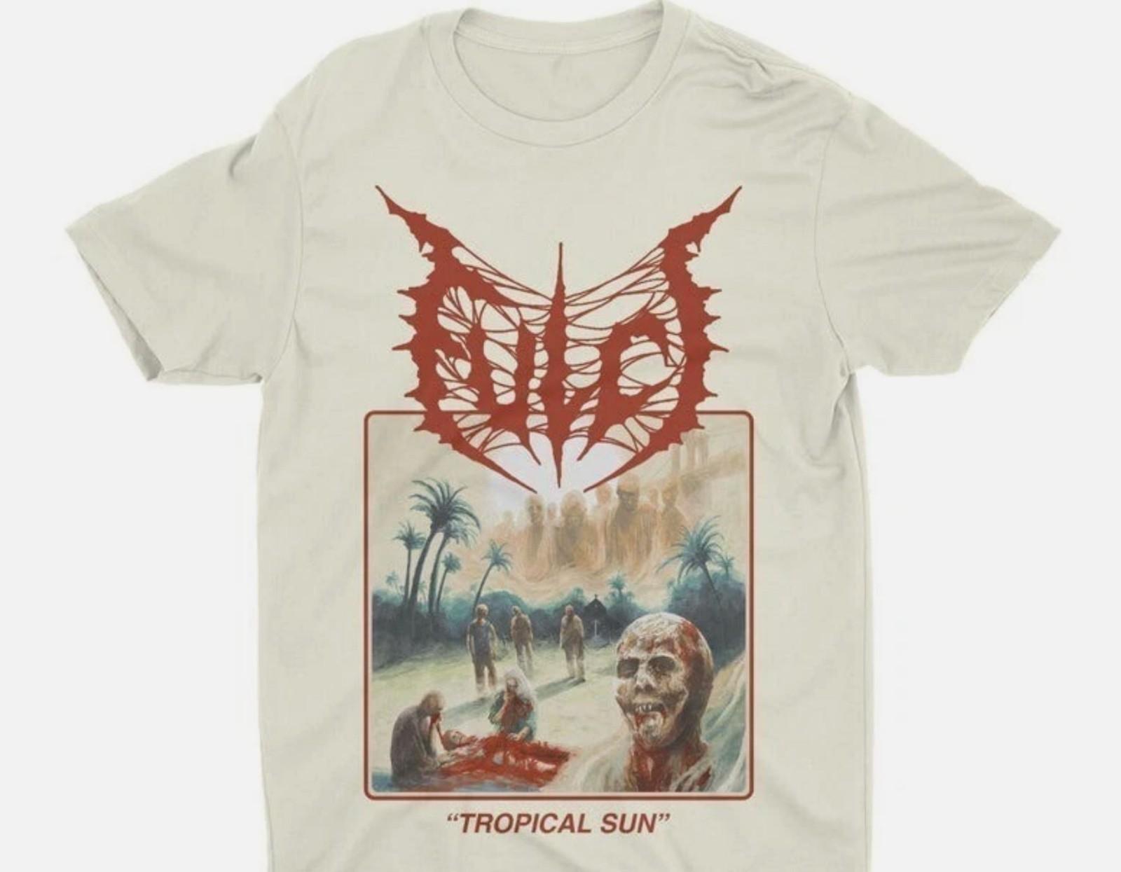 

Футболка Fulci White Uniex, футболка Tropical Sun песочного цвета, размеры от s до 345xl 3XL